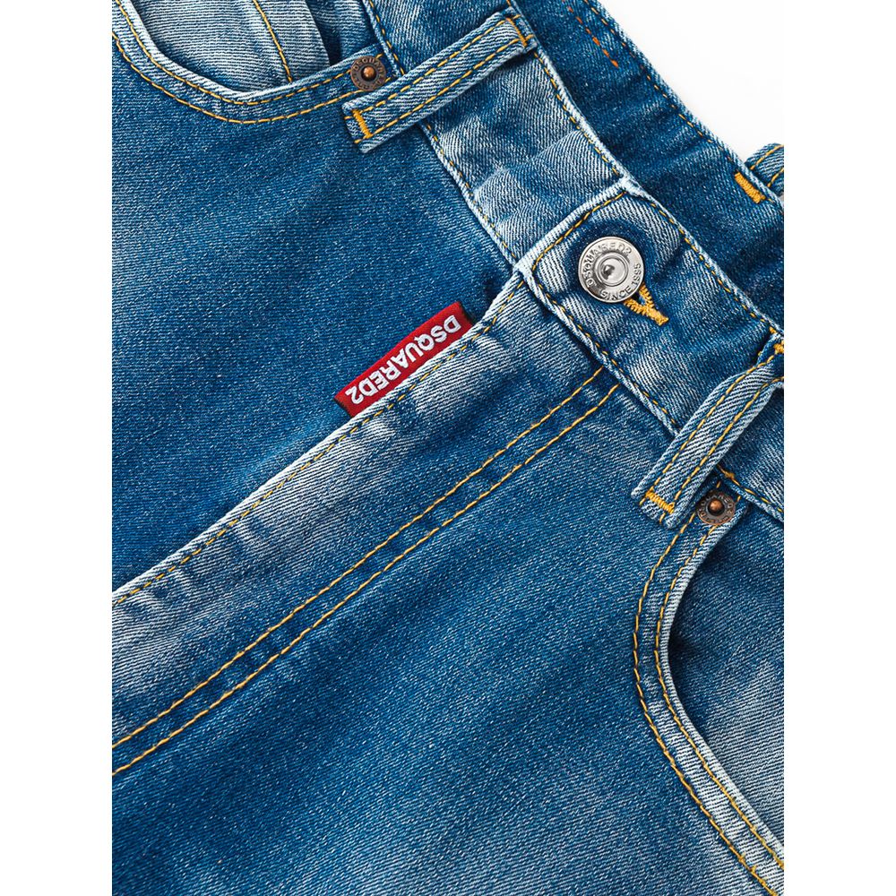 Dsquared² Blue Cotton Denim Jeans