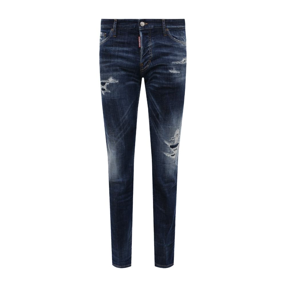 Dsquared² Blue Cotton Jeans & Pant