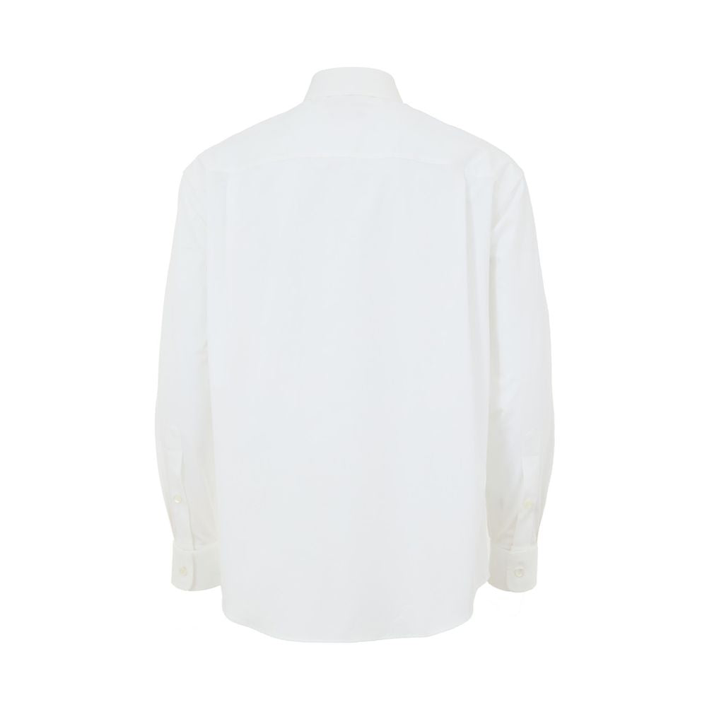 Gucci White Cotton Dress Shirt