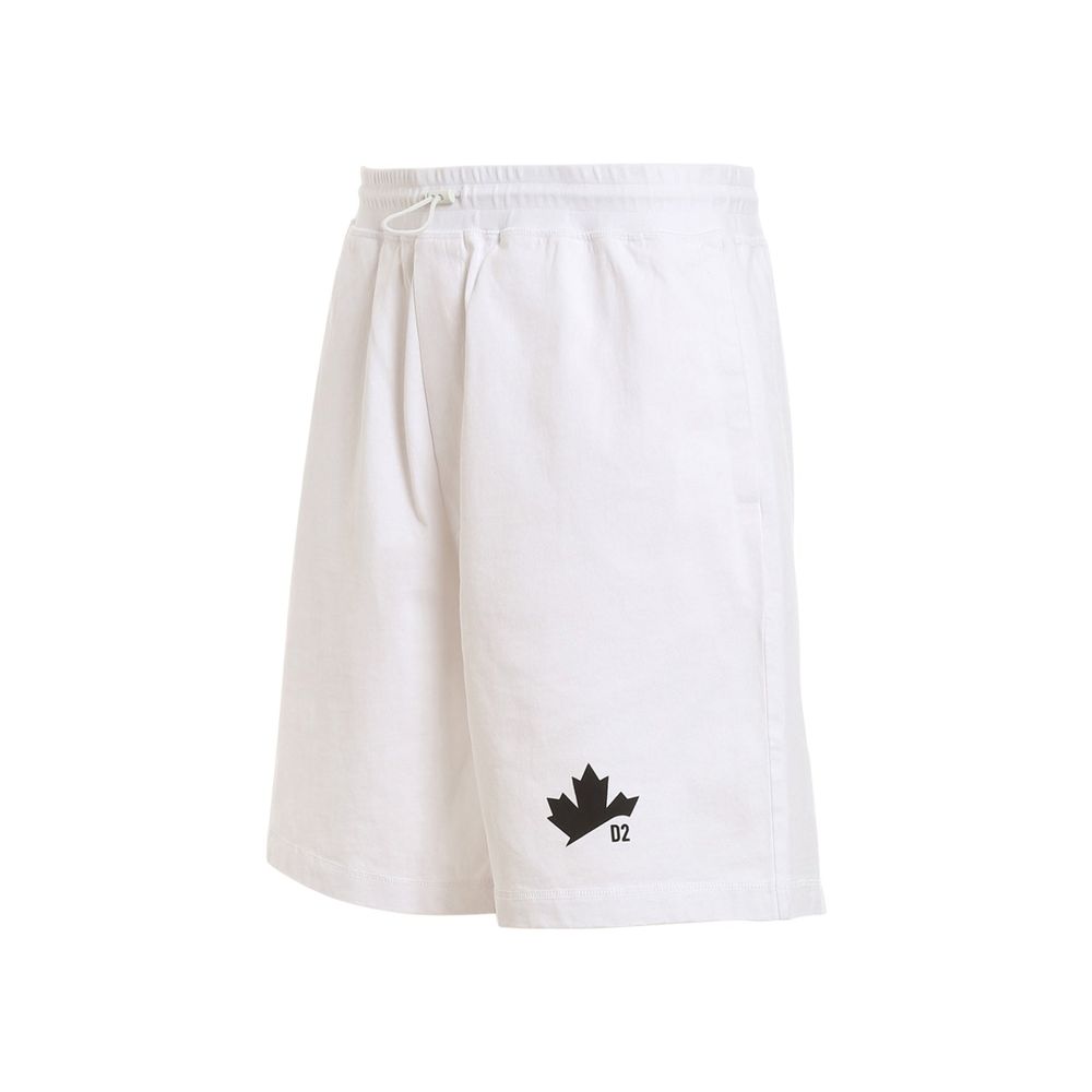 Dsquared² White Cotton Shorts