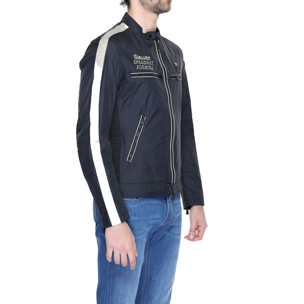 Blauer Black Polyamide Jackets & Coat