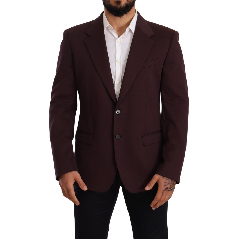 Dolce &amp; Gabbana Purple Cotton Blazer