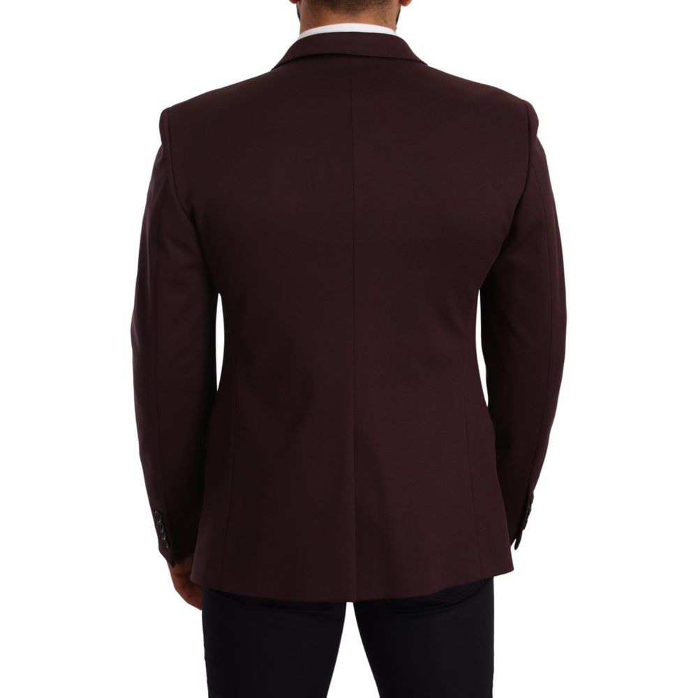 Dolce &amp; Gabbana Purple Cotton Blazer