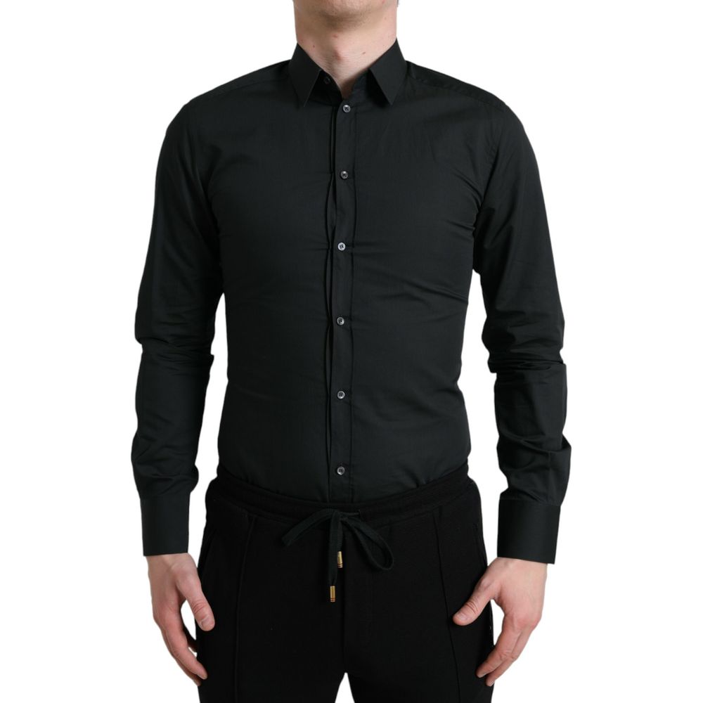 Dolce &amp; Gabbana Black Cotton Shirt