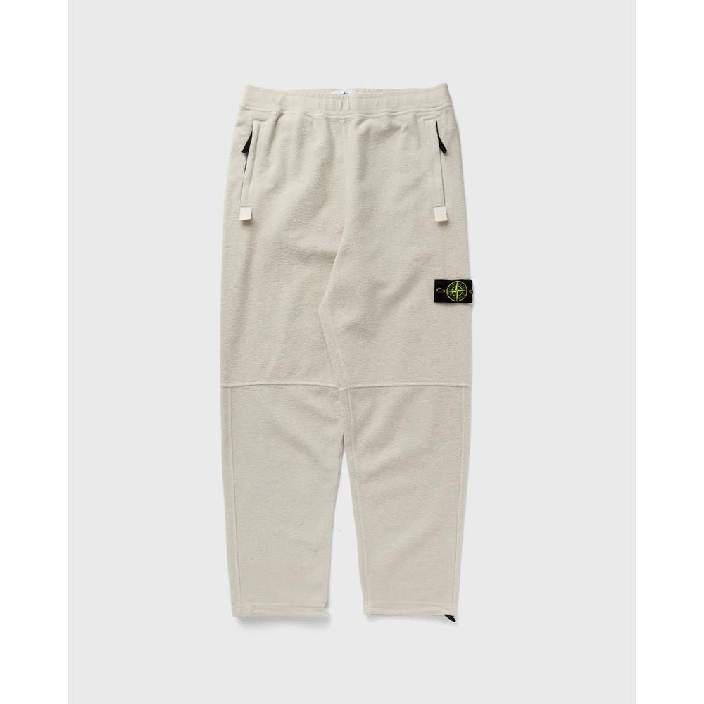 Stone Island White Cotton Jeans &amp; Pant
