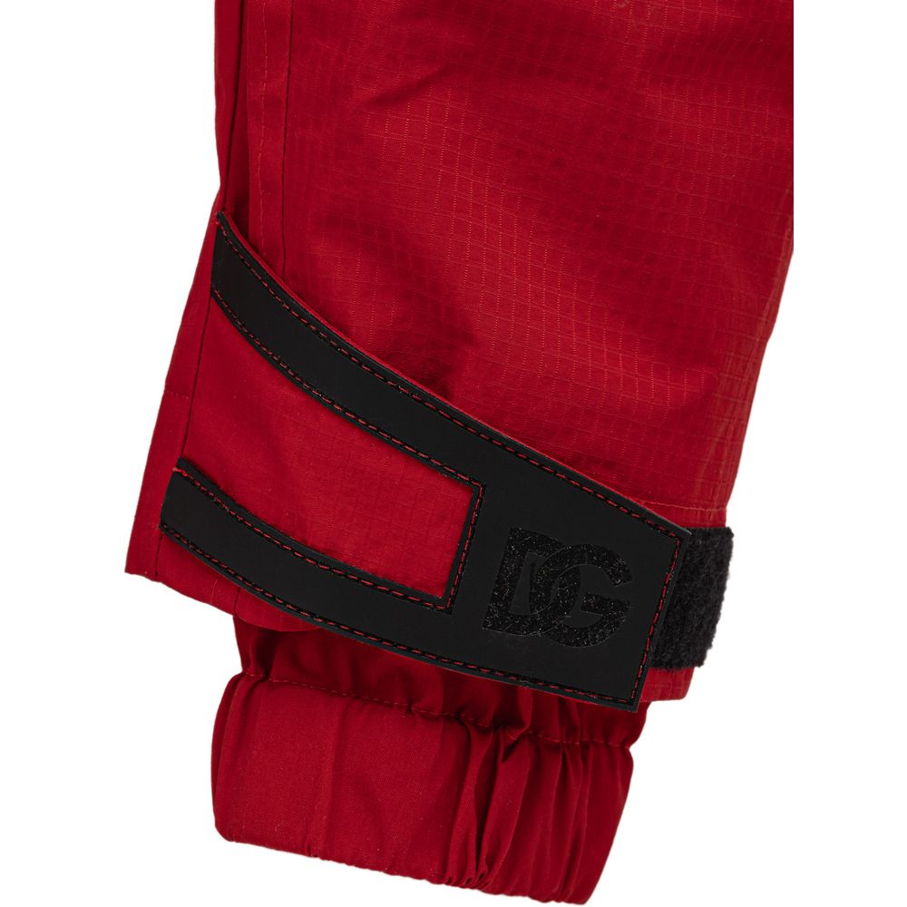 Dolce &amp; Gabbana Red Polyamide Pant