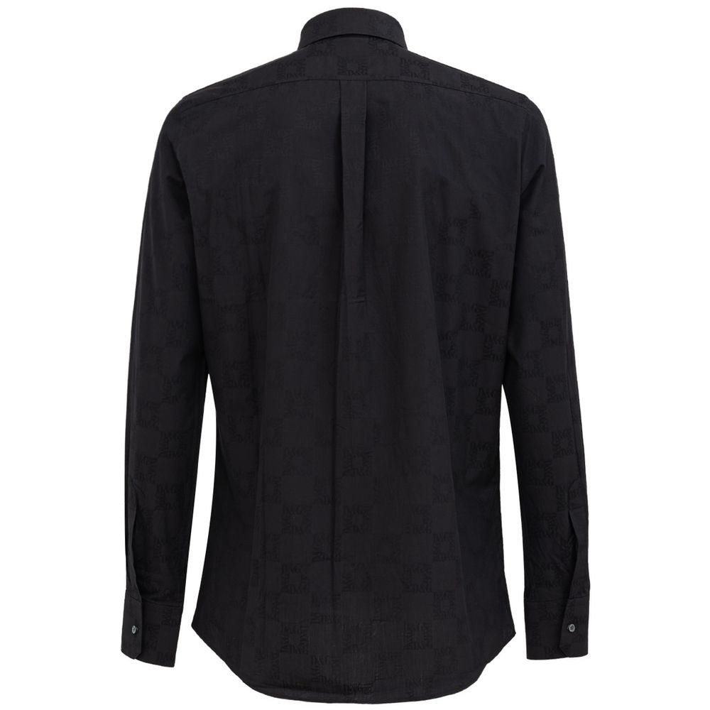 Dolce &amp; Gabbana Black Cotton Shirt