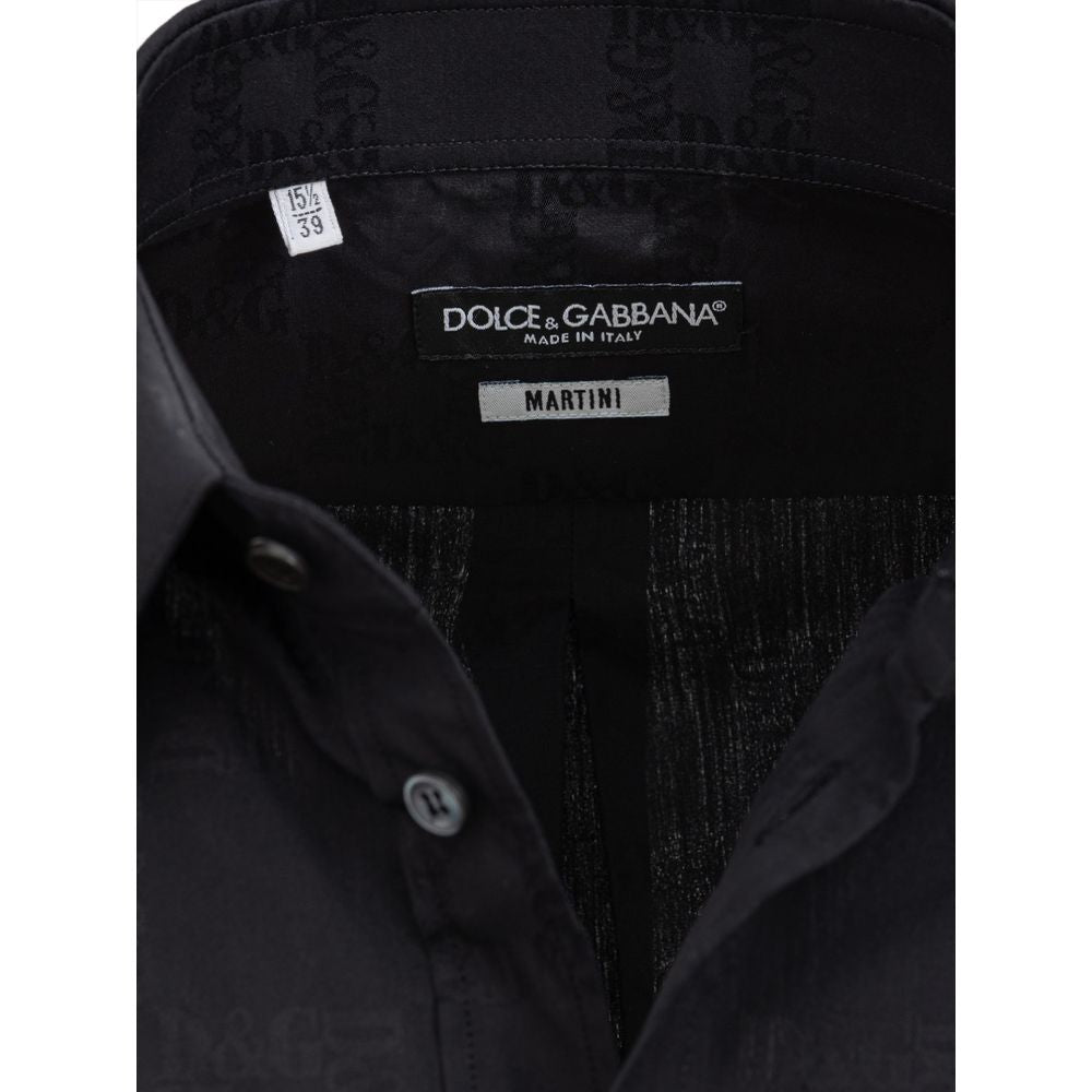 Dolce &amp; Gabbana Black Cotton Shirt