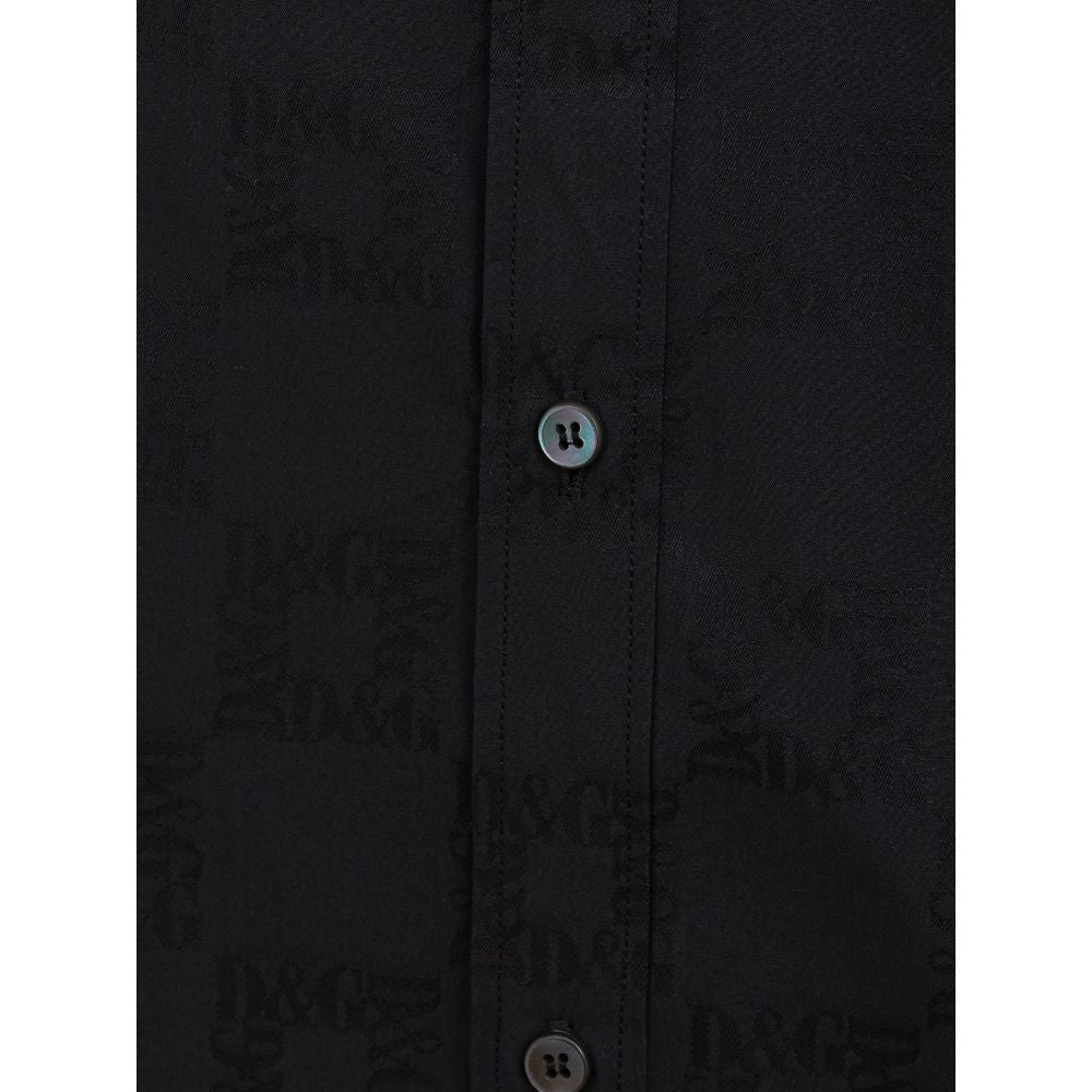 Dolce &amp; Gabbana Black Cotton Shirt