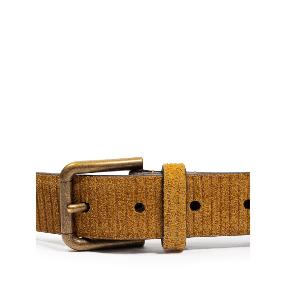 Dolce &amp; Gabbana Brown Leather Belt