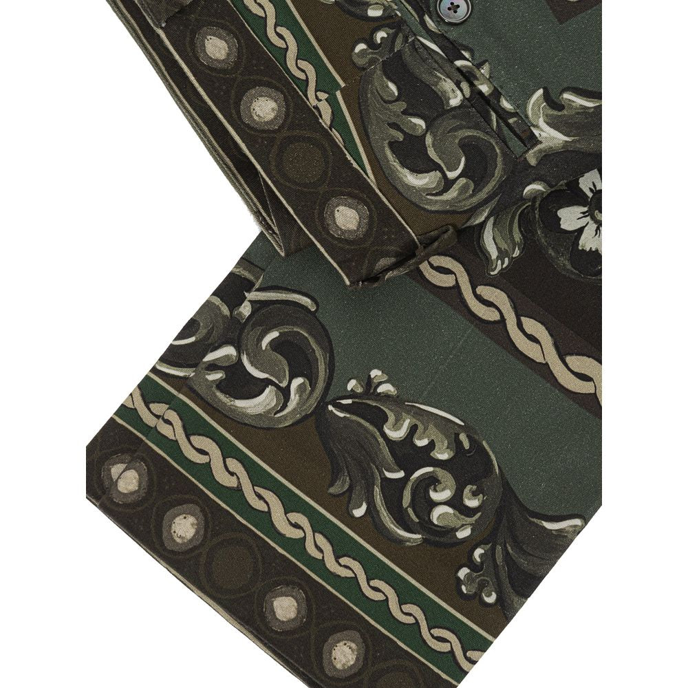 Dolce &amp; Gabbana Green Cotton Pant