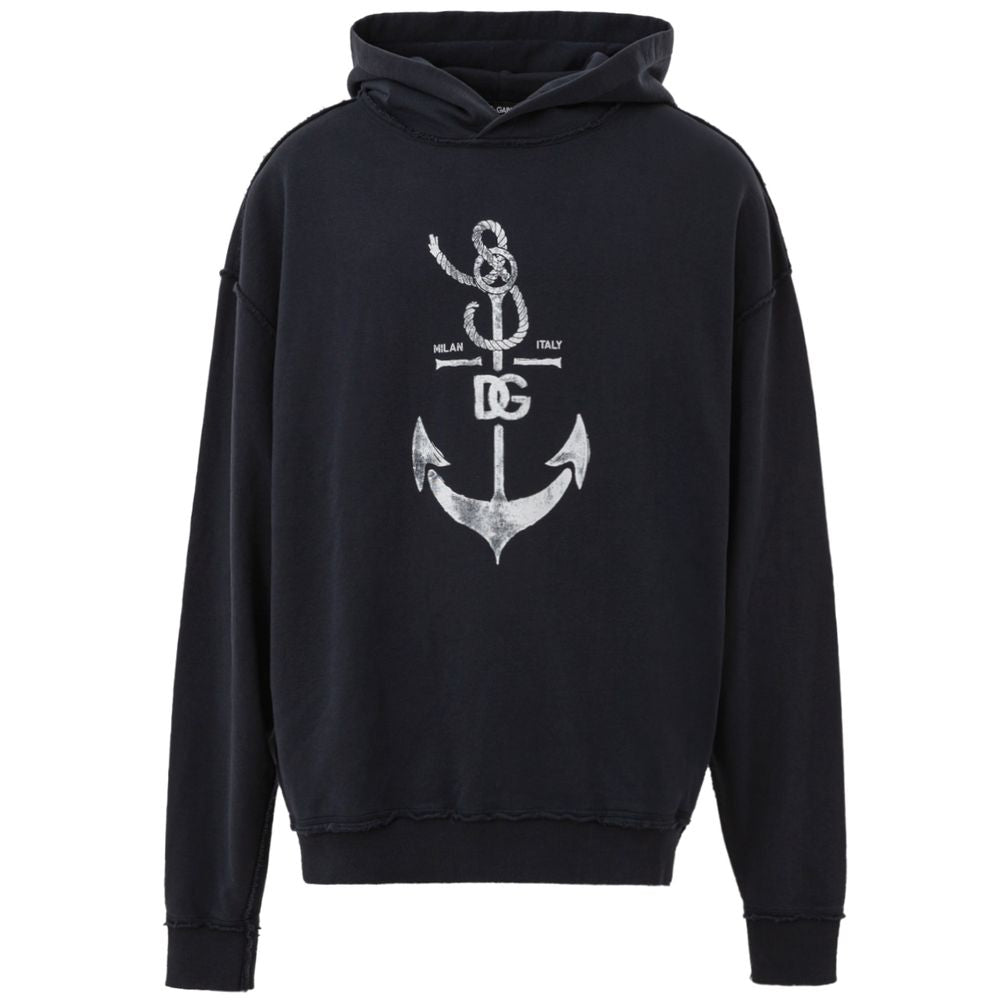 Dolce &amp; Gabbana Blue Cotton Sweatshirt