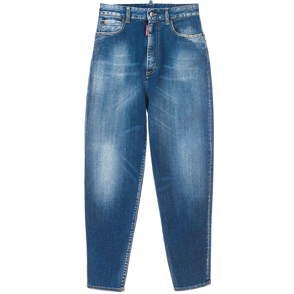 Dsquared² Blue Cotton Denim Jeans
