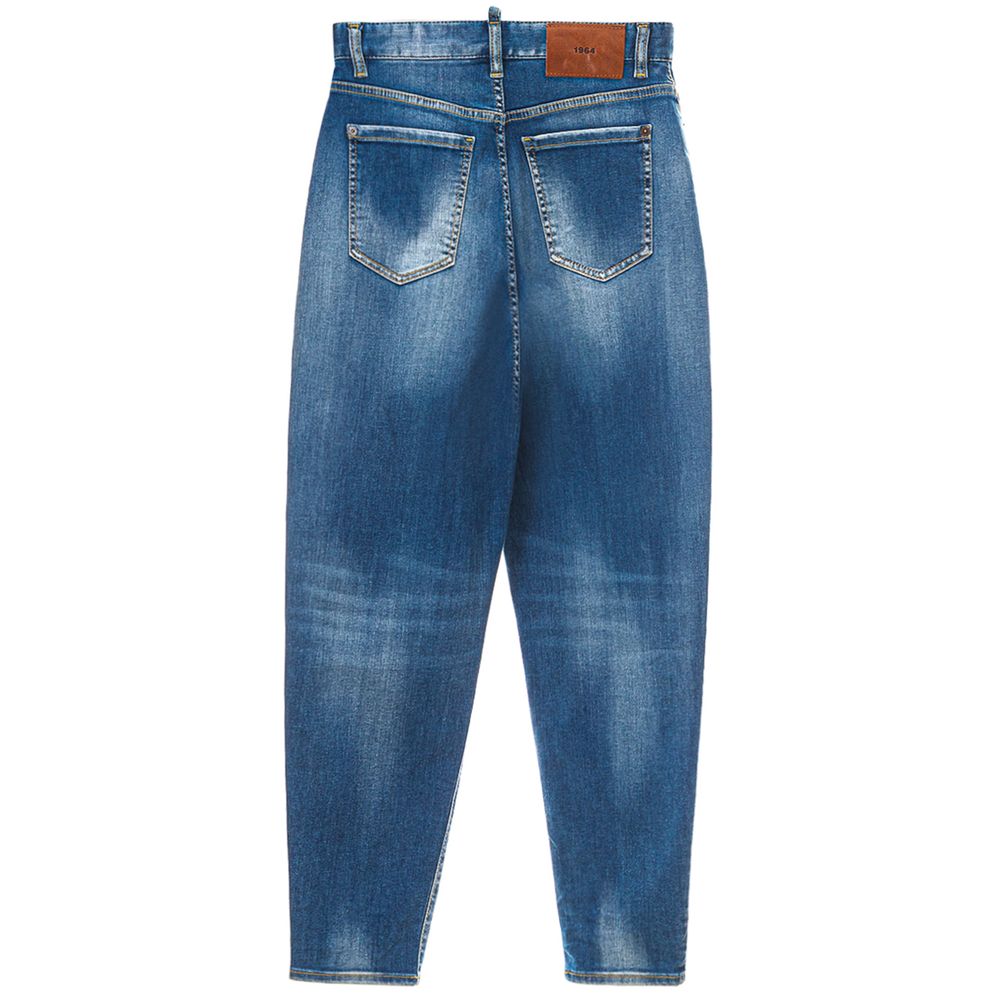 Dsquared² Blue Cotton Denim Jeans