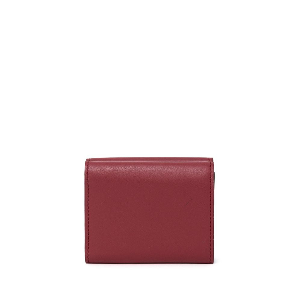 Dolce &amp; Gabbana Red Calfskin Wallet