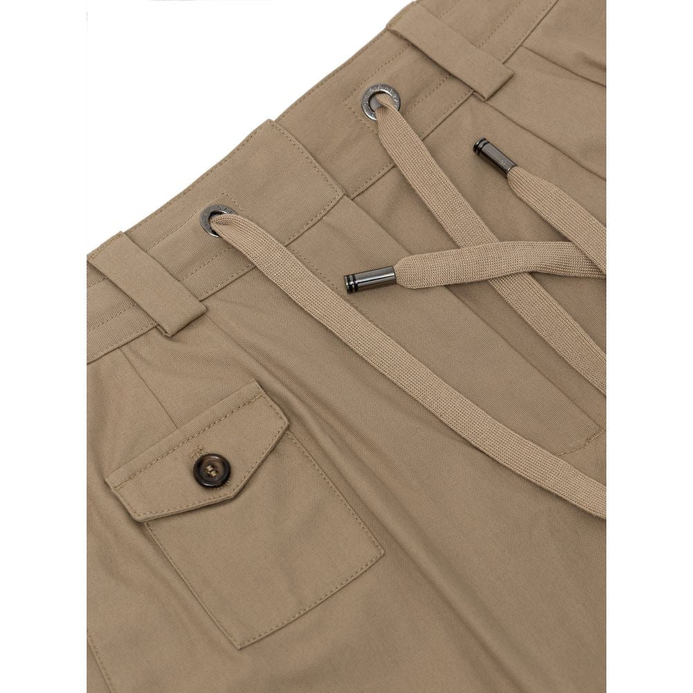 Dolce &amp; Gabbana Beige Cotton Bermuda
