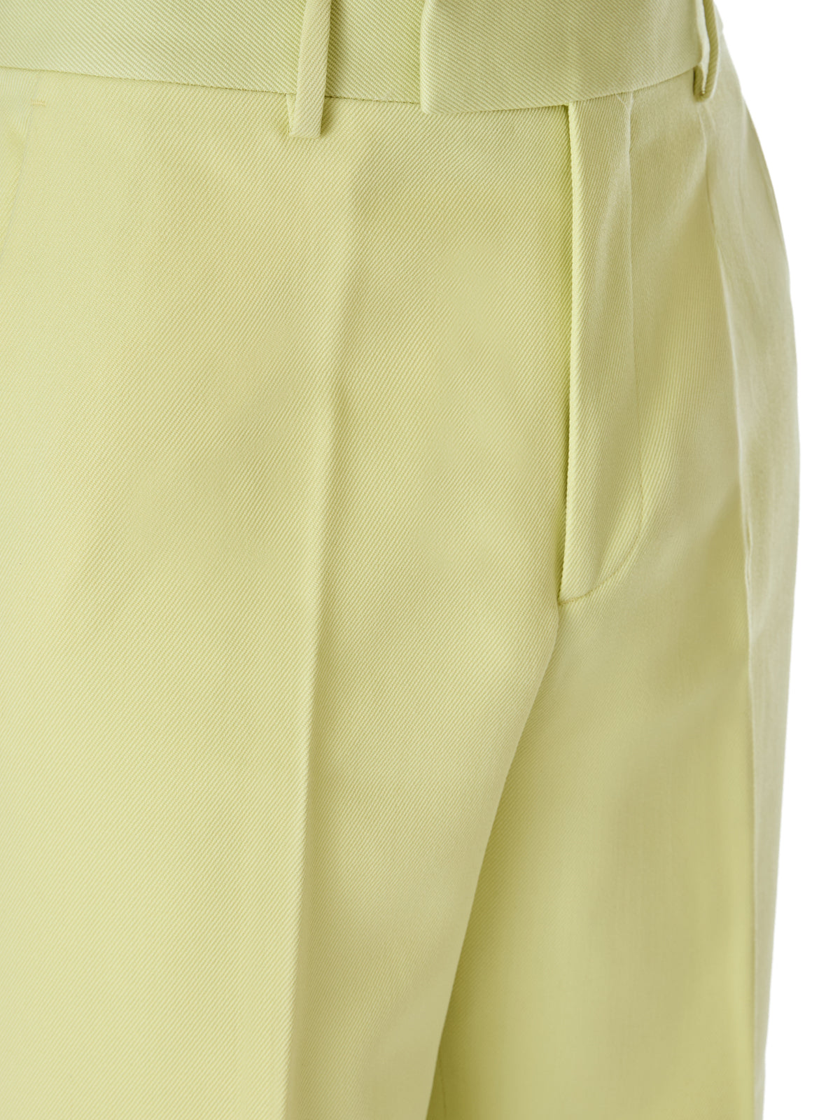 Gucci Lime Yellow Polyester Pants