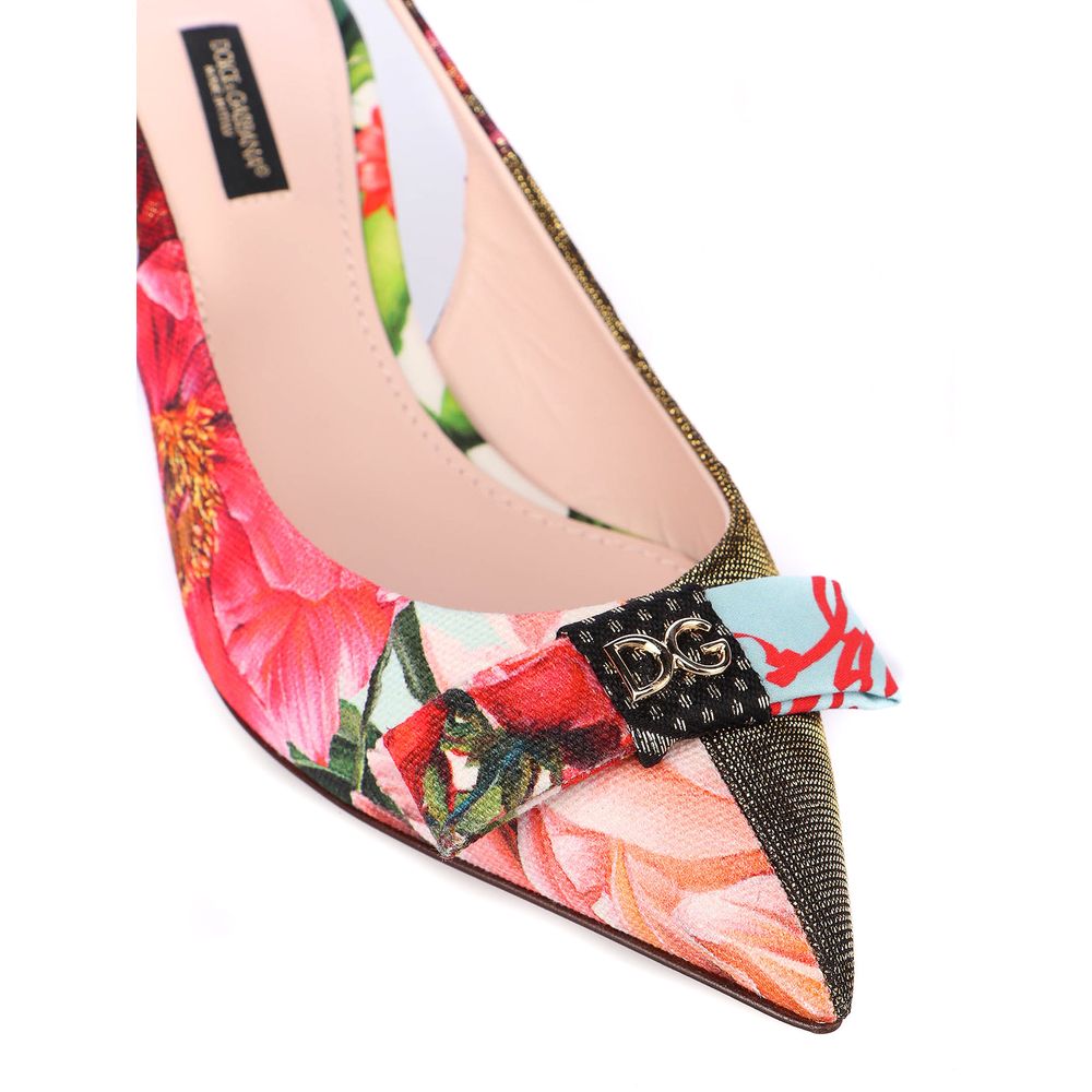 Dolce & Gabbana Multicolor Polyester Sandal