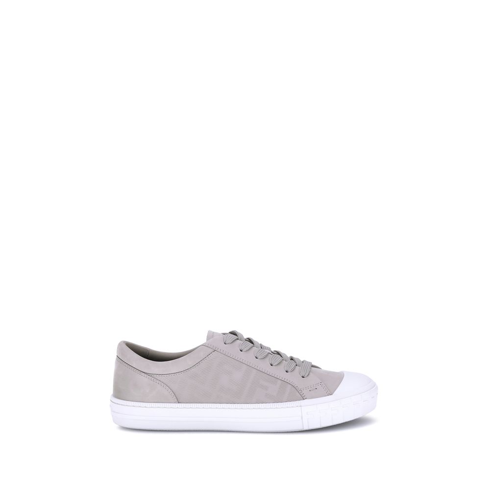 Fendi Beige Rubber Low Top Sneakers