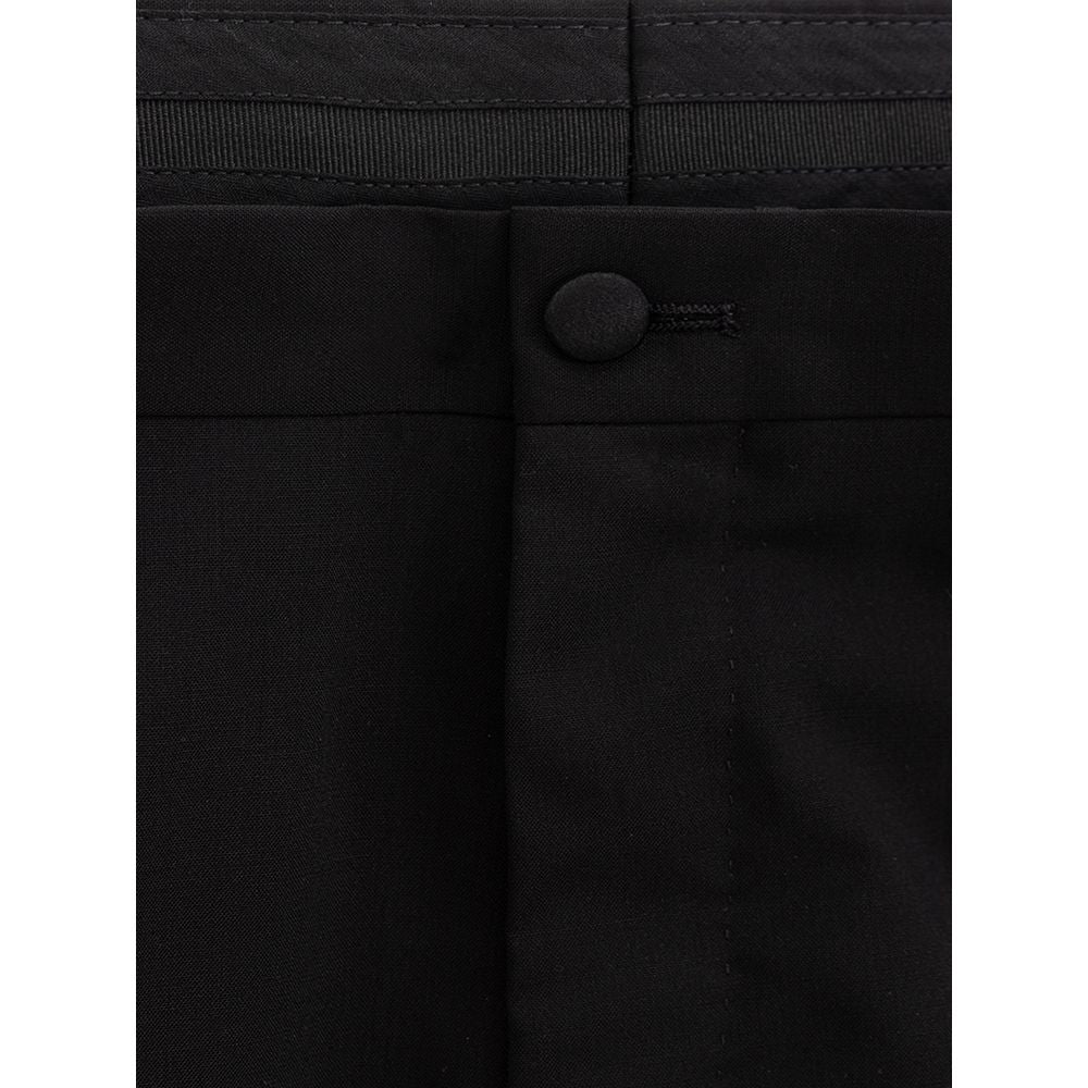 Dolce &amp; Gabbana Black Wool Pant