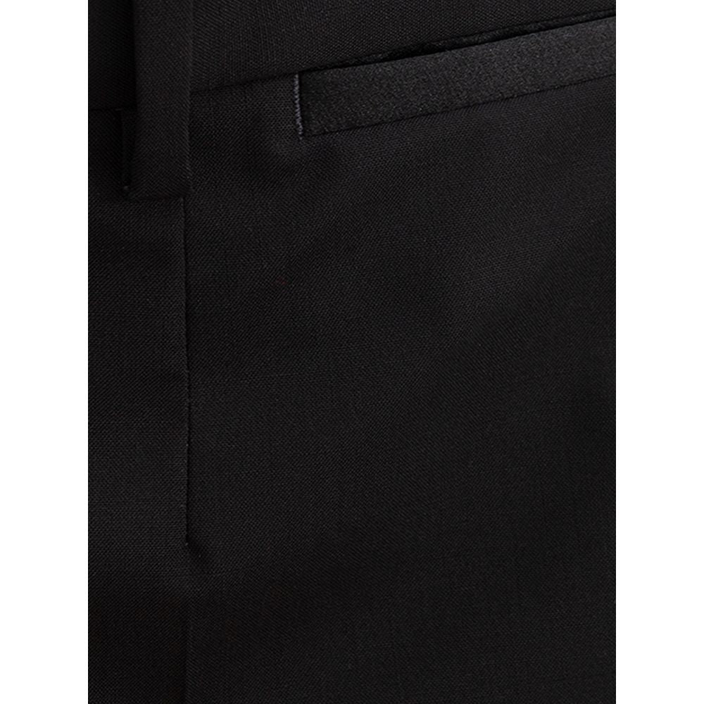 Dolce &amp; Gabbana Black Wool Pant