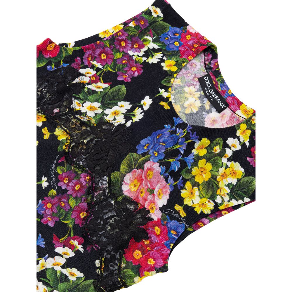 Dolce &amp; Gabbana Black Cashmere Tank Top