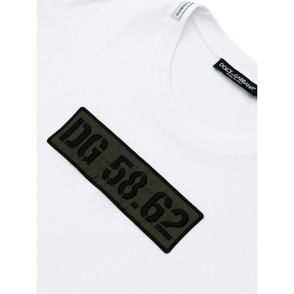 Dolce &amp; Gabbana White Cotton T-Shirt