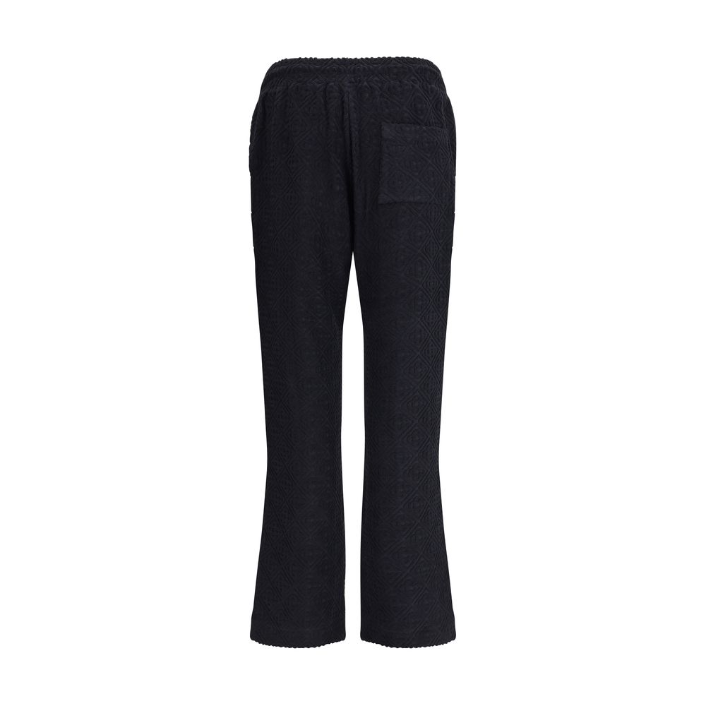 Casablanca Black Cotton Athletic Pants