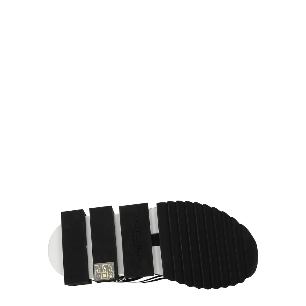Dolce &amp; Gabbana White Fabric Chunky Sneakers