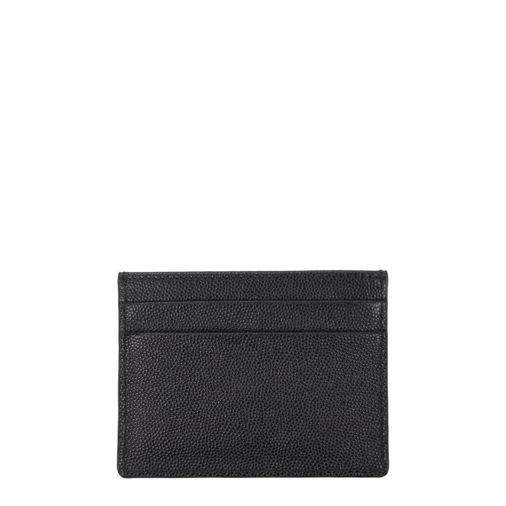 Palm Angels Black Leather Cardholder