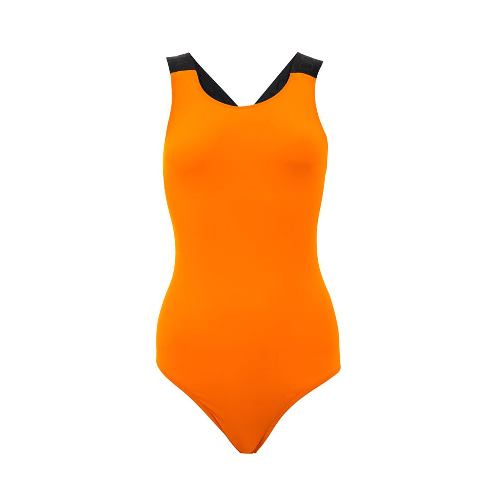 Dolce &amp; Gabbana Orange Polyester One-Piece Swimsuit