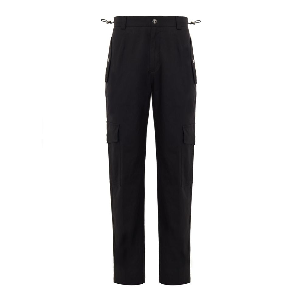 Dolce &amp; Gabbana Black Cotton Cargo Pant