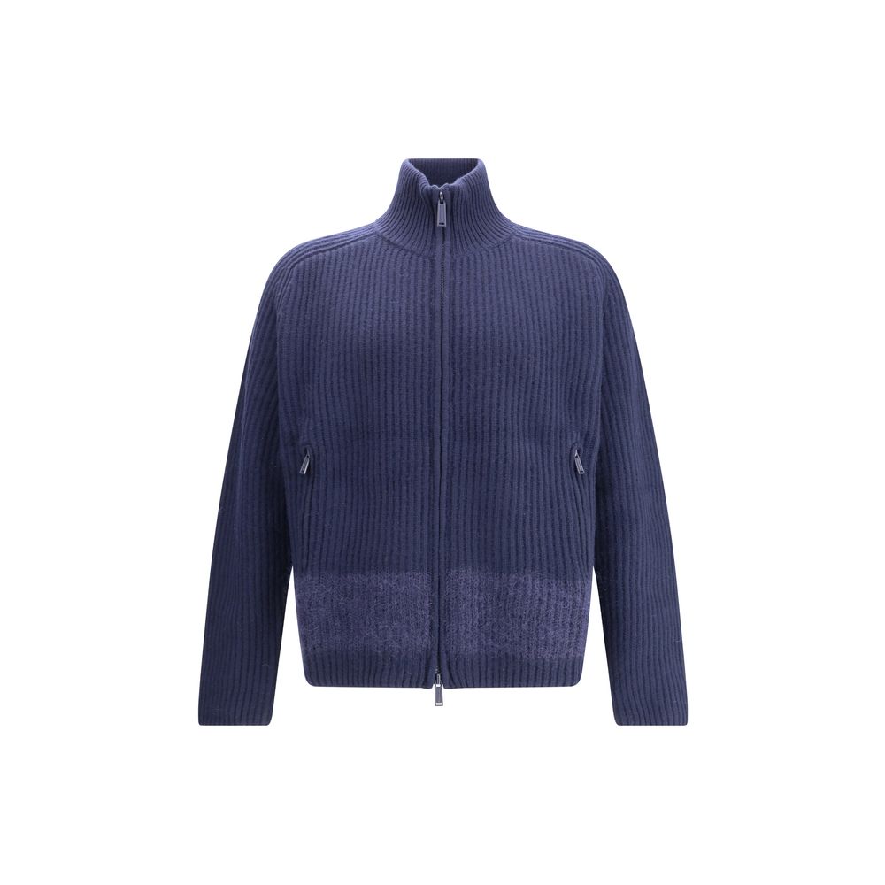 Dsquared² Blue Wool Cardigan
