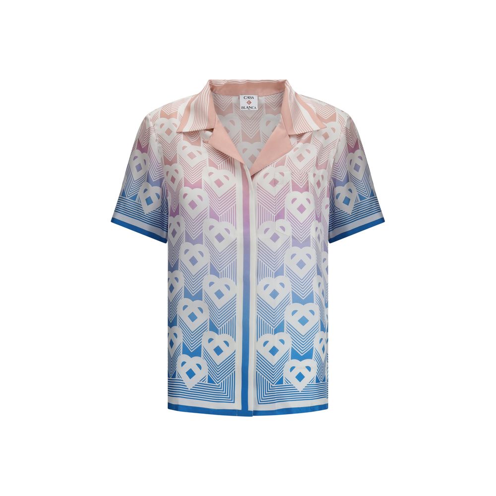 Casablanca Multicolor Silk Pattern Shirt