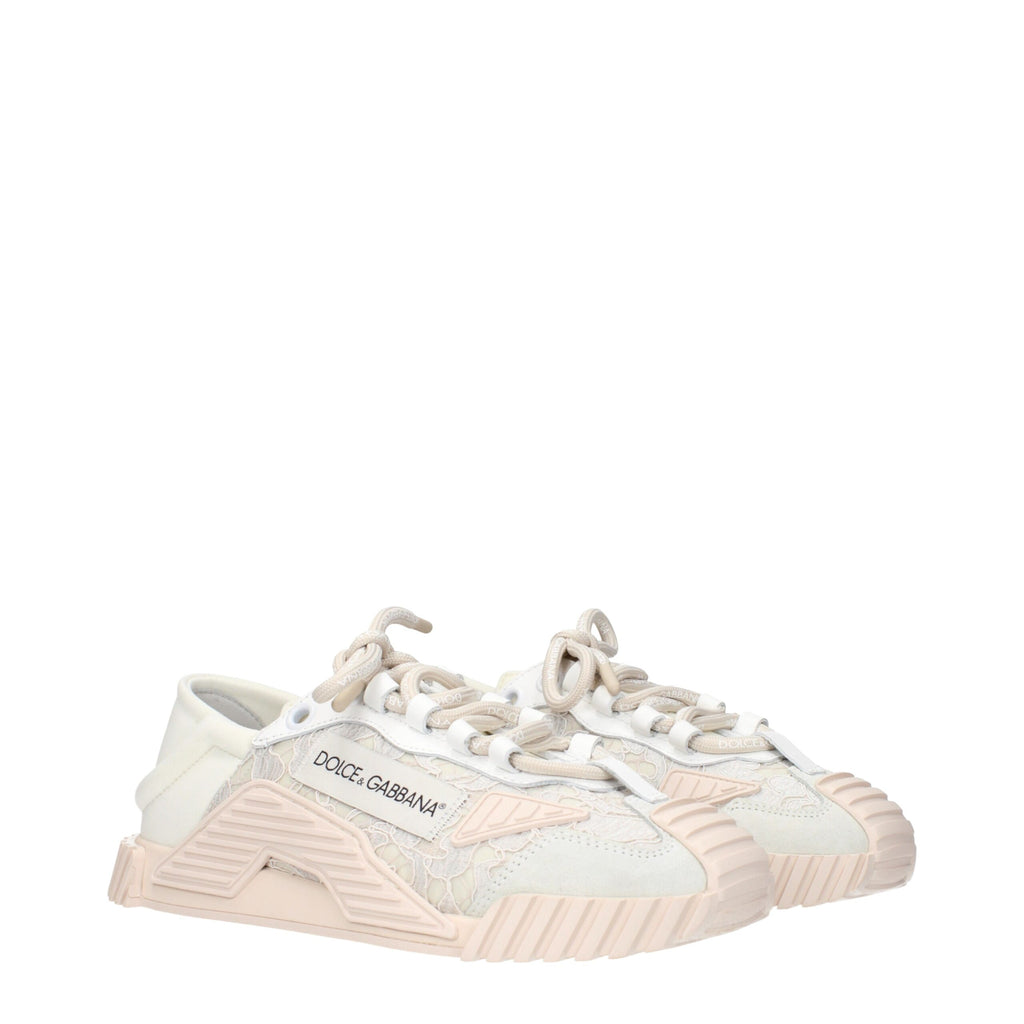 Dolce & Gabbana Gray Fabric Sneakers