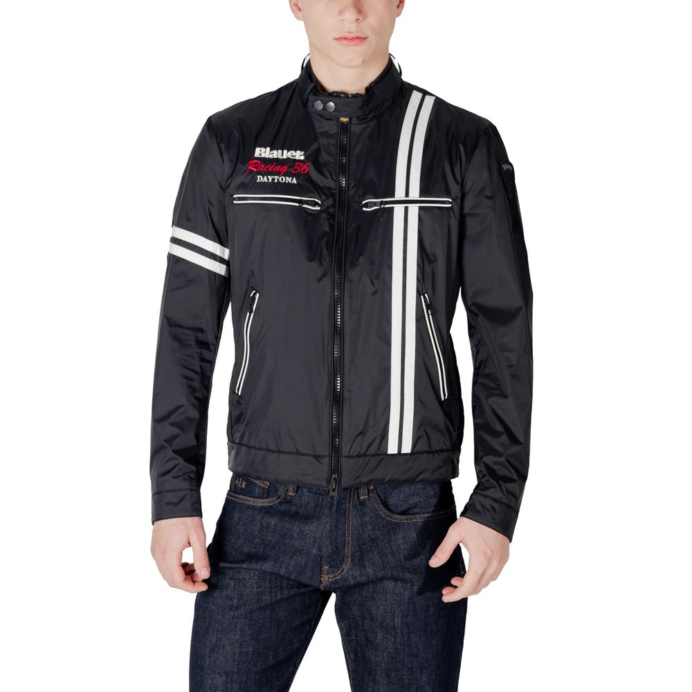 Blauer Black Polyamide Jackets & Coat