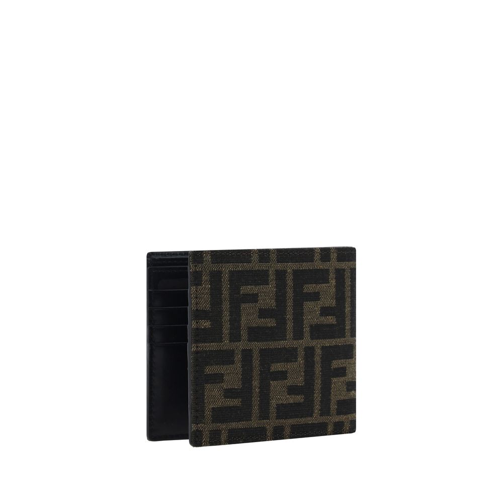 Fendi Brown Calf Leather Bos Taurus Wallet