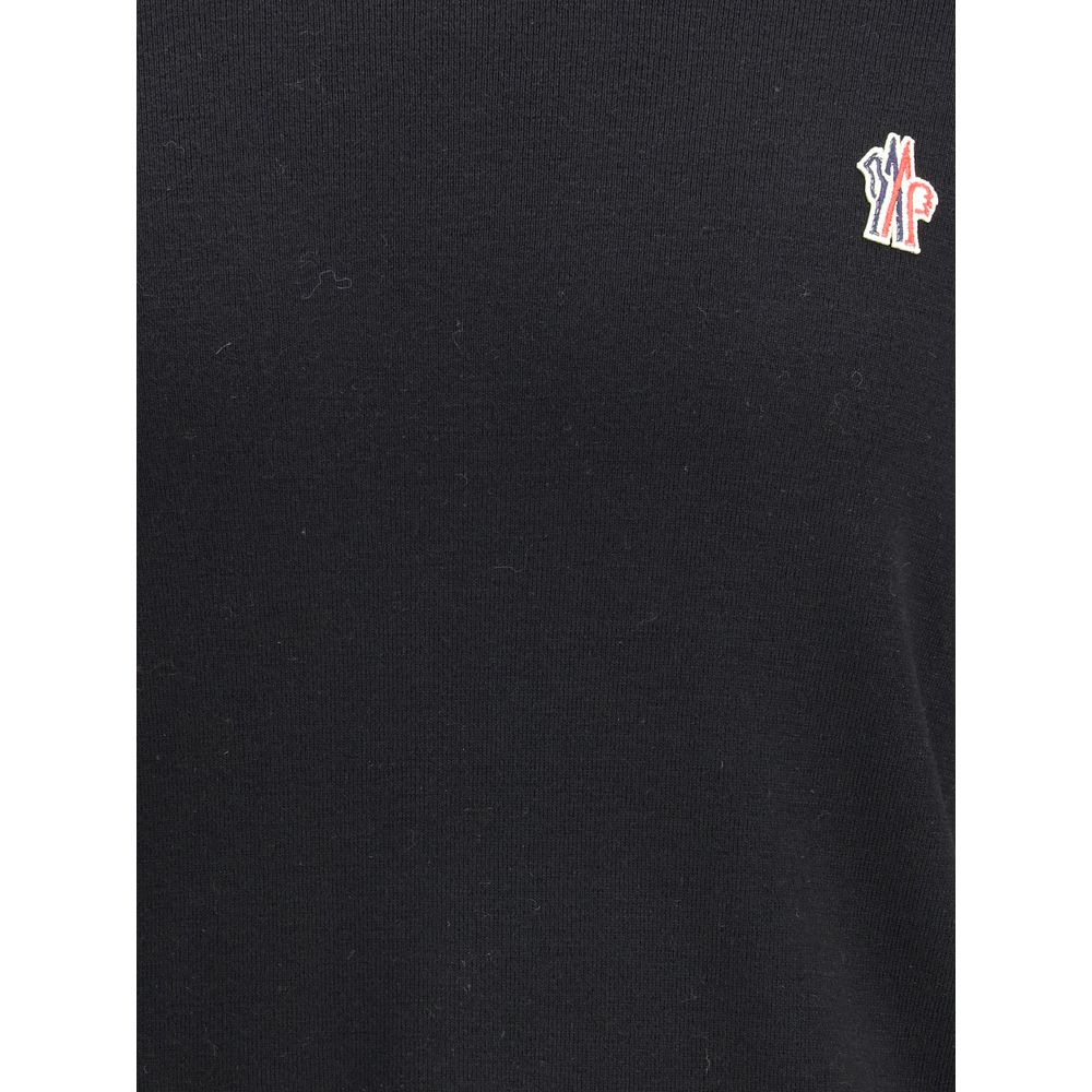 Moncler Grenoble Black Polyamide Sweatshirt